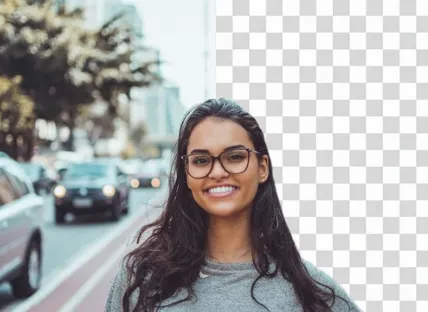 Portrait background removal - professional headshot cutout