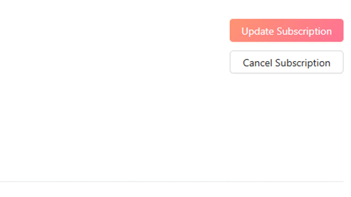 3. Choose Cancel Subscription and confirm.