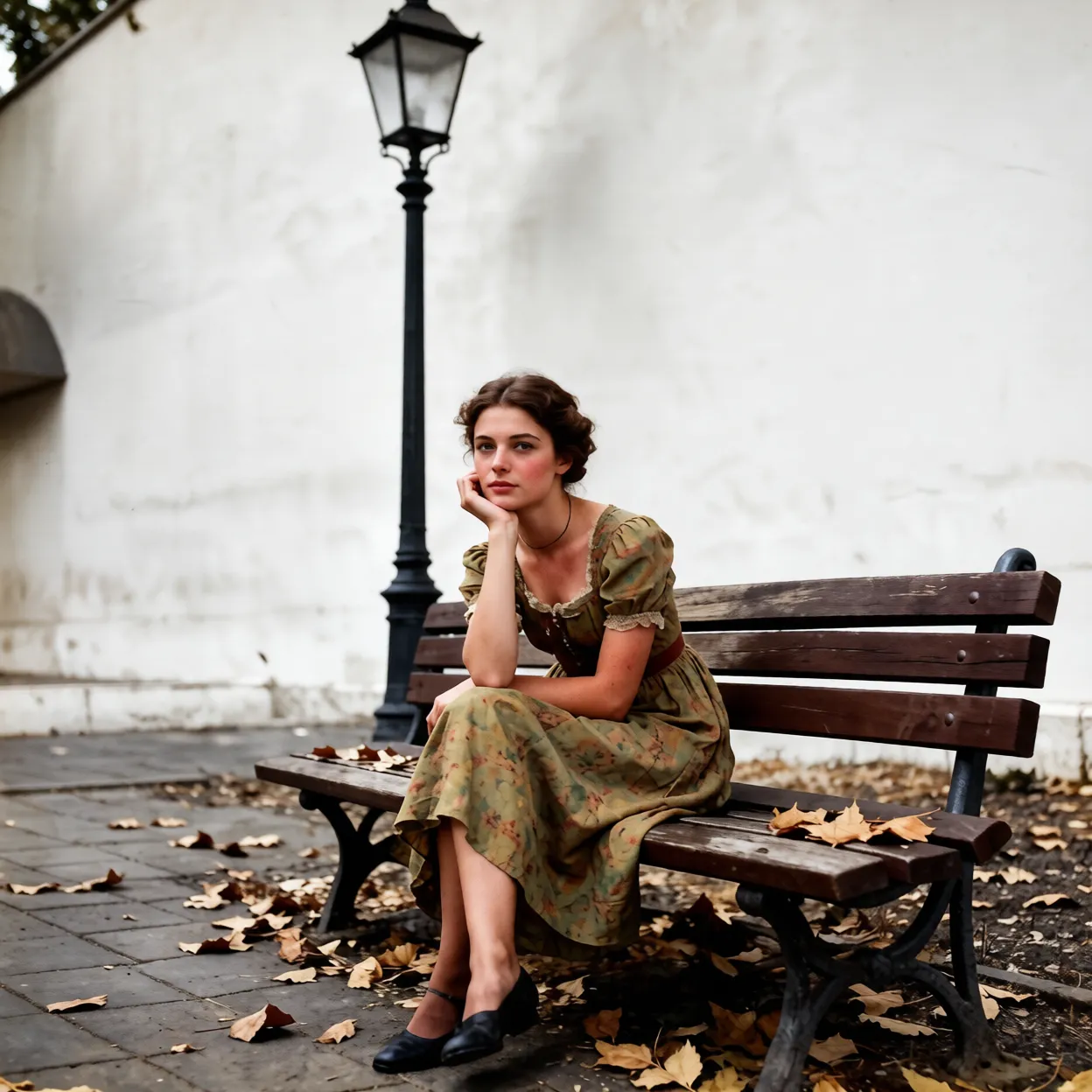 Faded photo restoration example