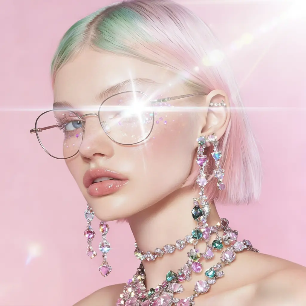 пример удаления бликов с очков