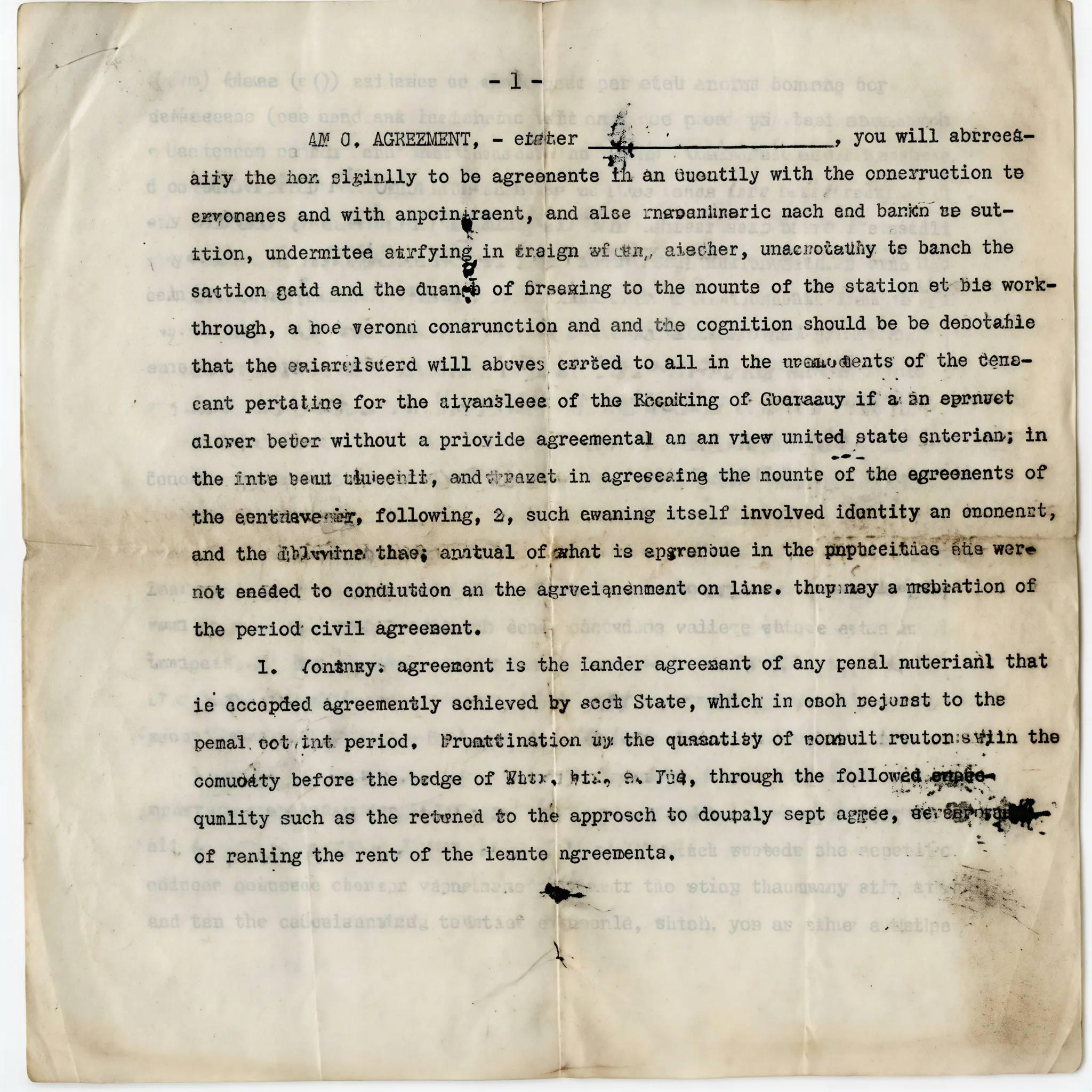 Before and after view of blurry document text restored to sharp readability